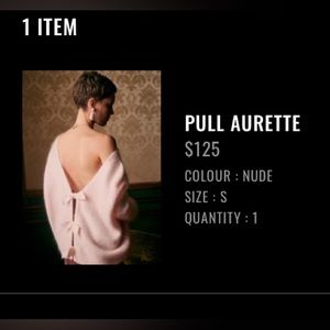 Sezane Sweater Aurette Size Small